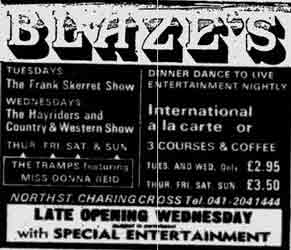 Blazes advert 1976